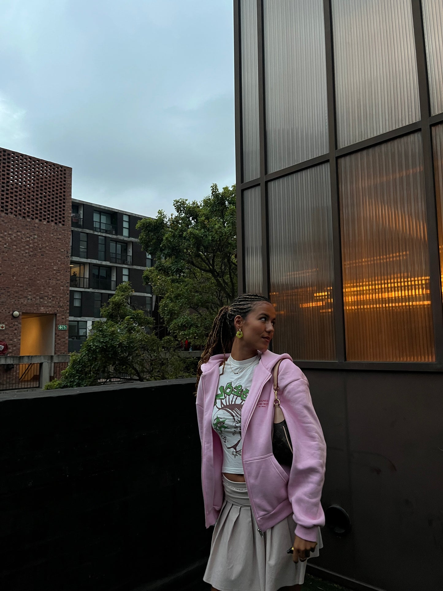 EVERYDAY Zip Hoodie soft pink