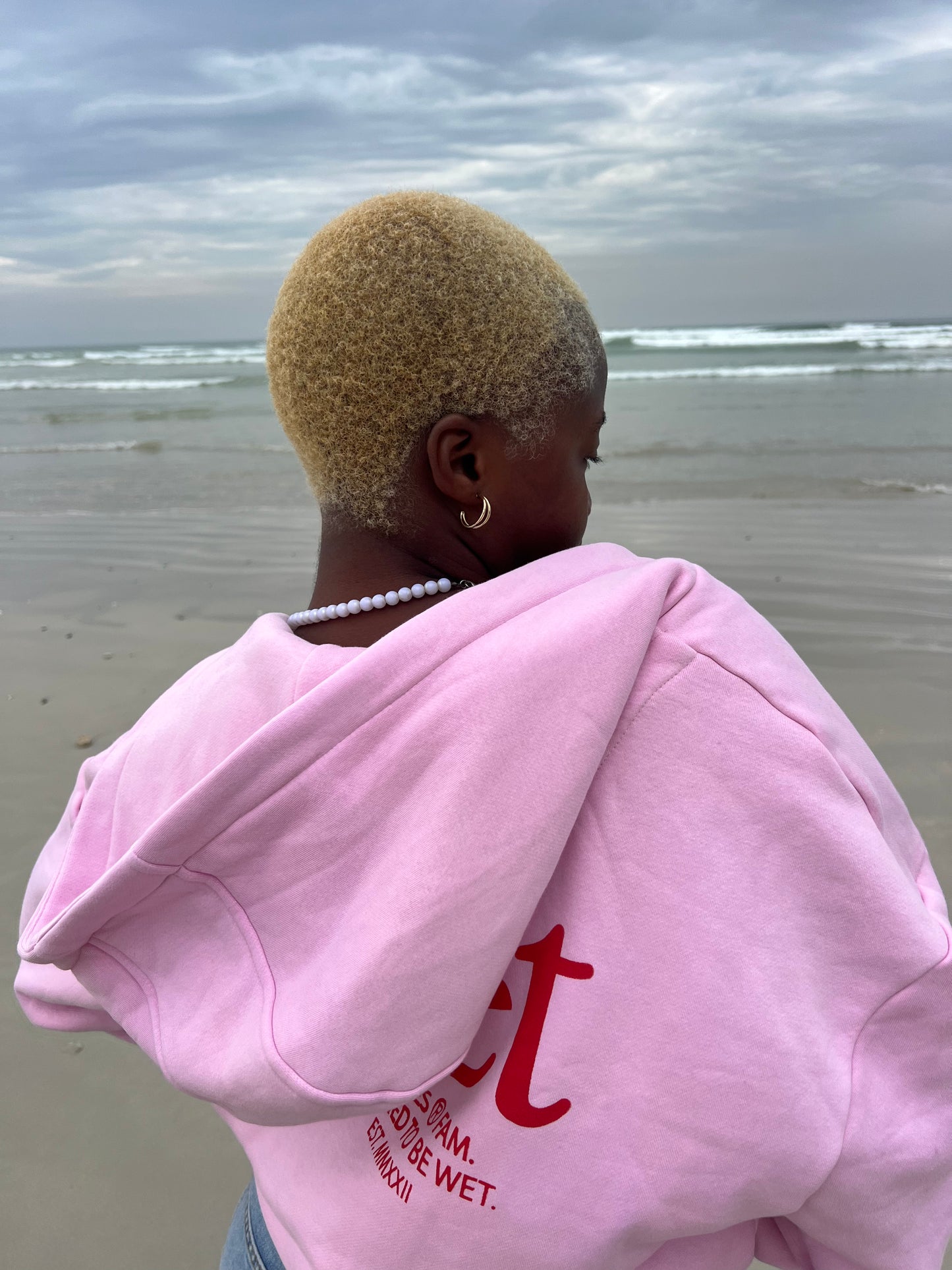EVERYDAY Zip Hoodie soft pink