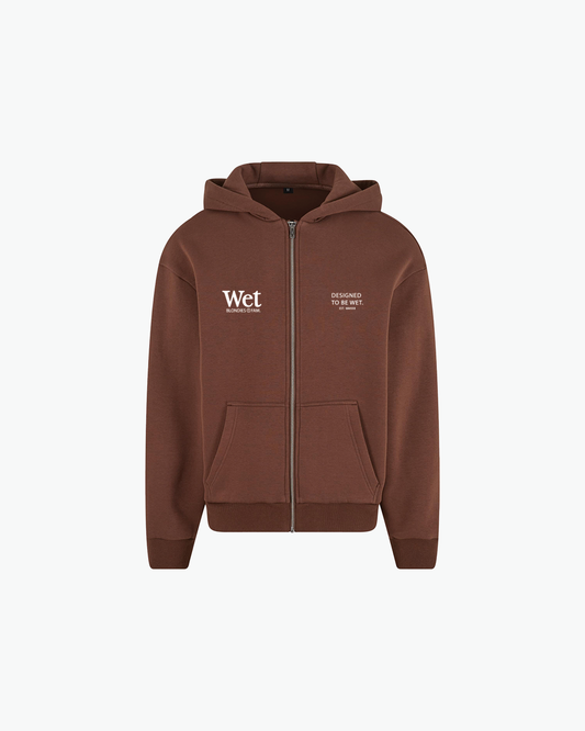EVERYDAY Zip Hoodie chocholate
