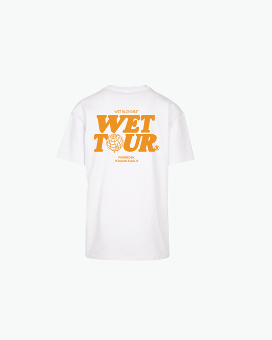 WET TOUR Tees Orange flow