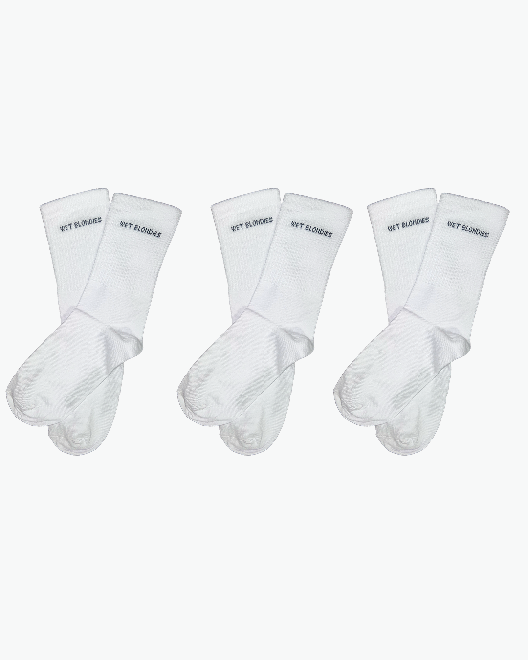 Everyday Socks White 3Xpack