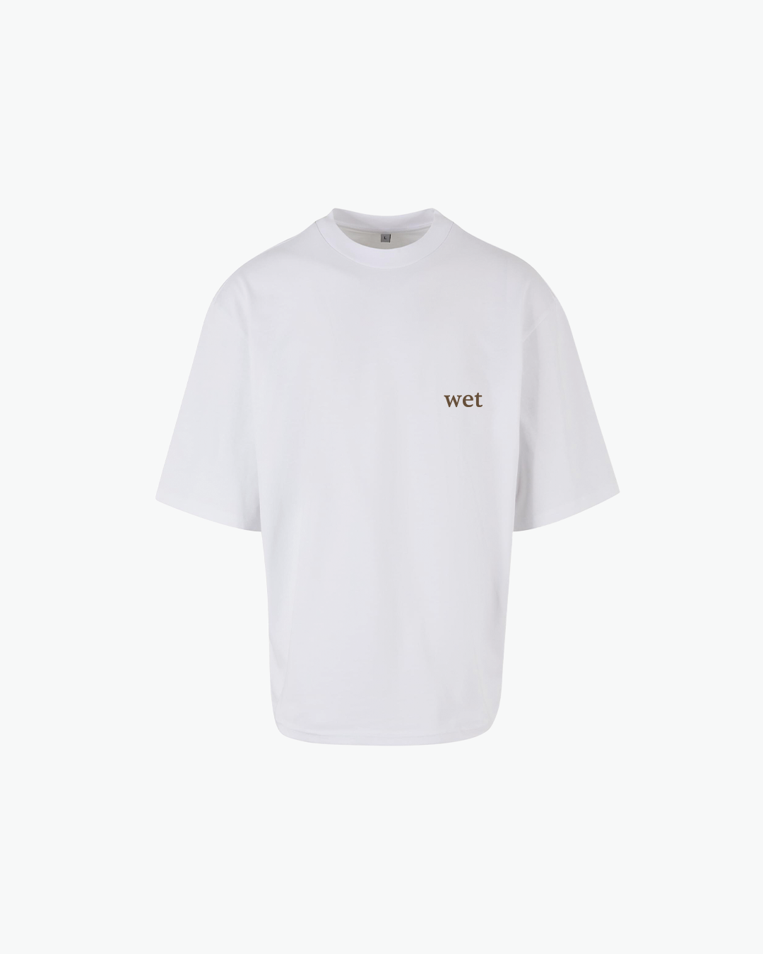 B WET Oversized Sleeve Tees Sand