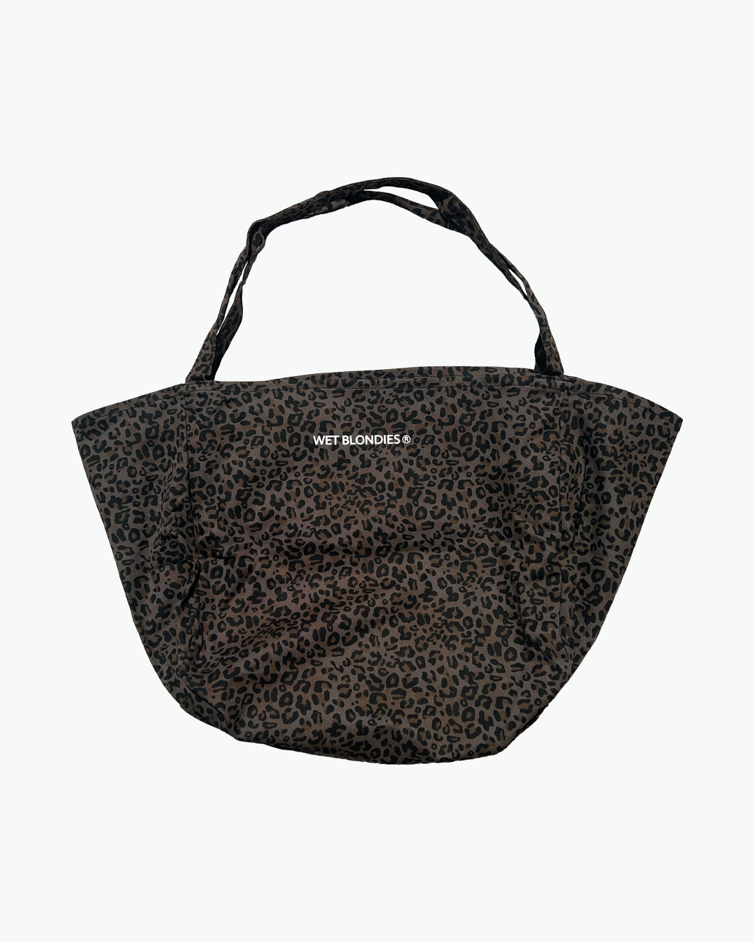 Leopard print "handy" tote bag