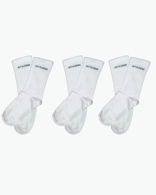 Everyday Socks White 3Xpack